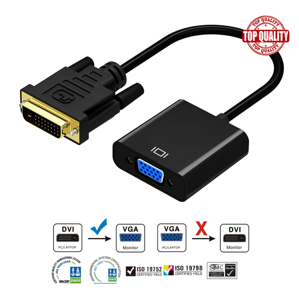 Adapter DVI-D (24+1) na VGA